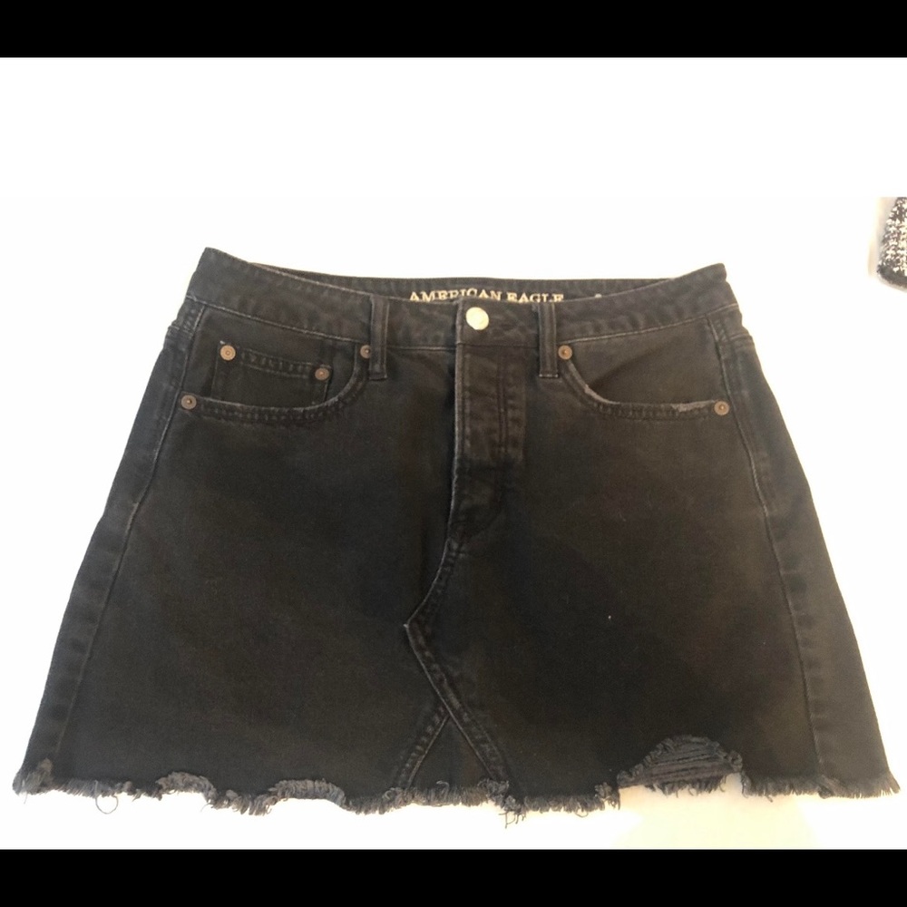 American eagle jean skirt